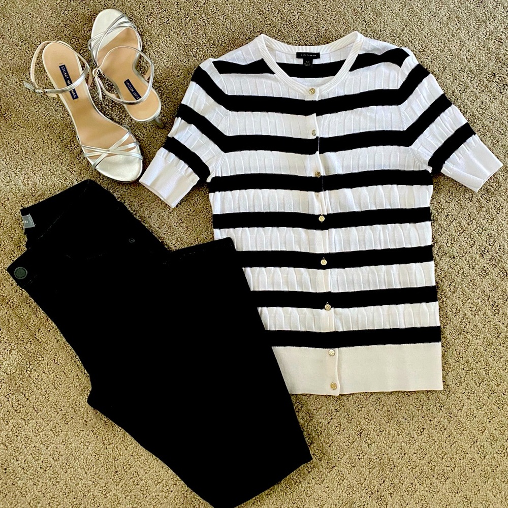 Ann Taylor cardigan blouse